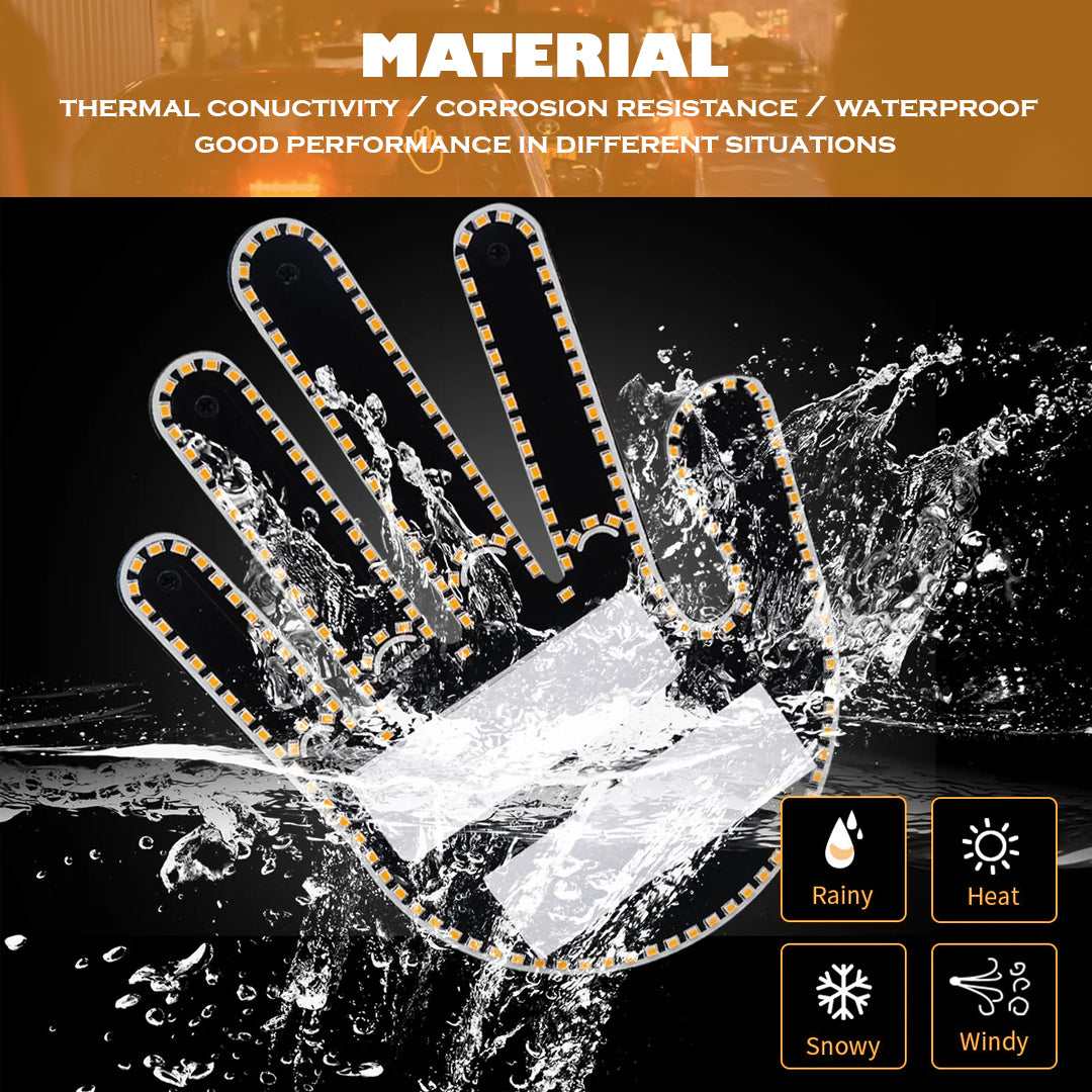 CarsX LED Hand Gesture Light for Car with Remote ( Free Gift Worth Rs 299)