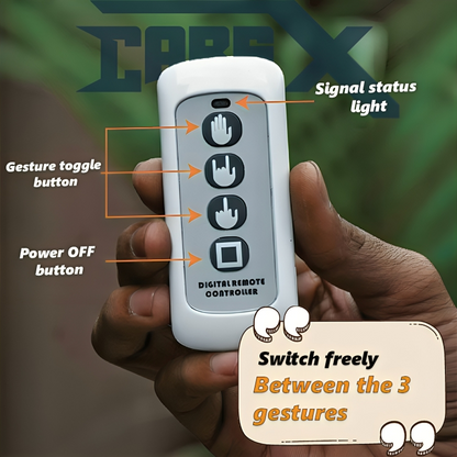 CarsX LED Hand Gesture Light for Car with Remote ( Free Gift Worth Rs 299)