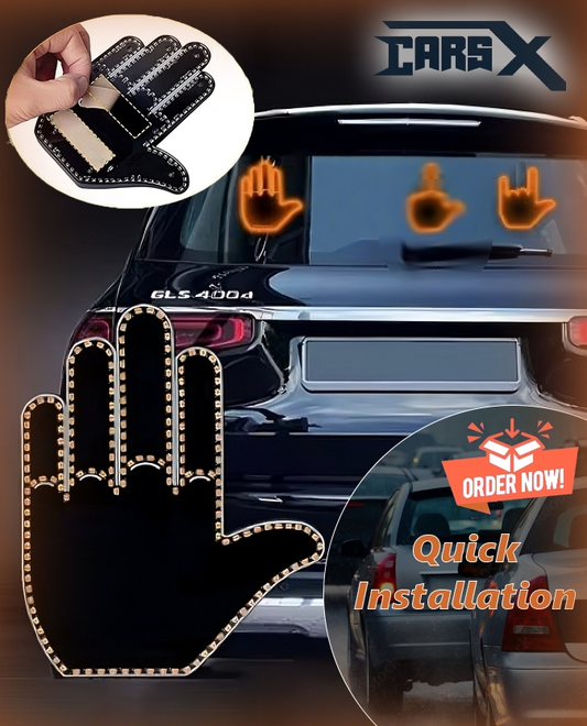 CarsX LED Hand Gesture Light for Car with Remote ( Free Gift Worth Rs 299)