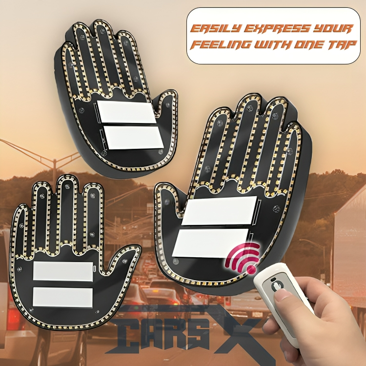 CarsX LED Hand Gesture Light for Car with Remote ( Free Gift Worth Rs 299)
