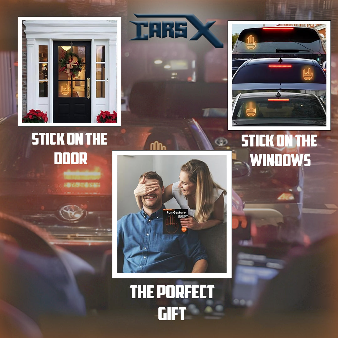 CarsX LED Hand Gesture Light for Car with Remote ( Free Gift Worth Rs 299)