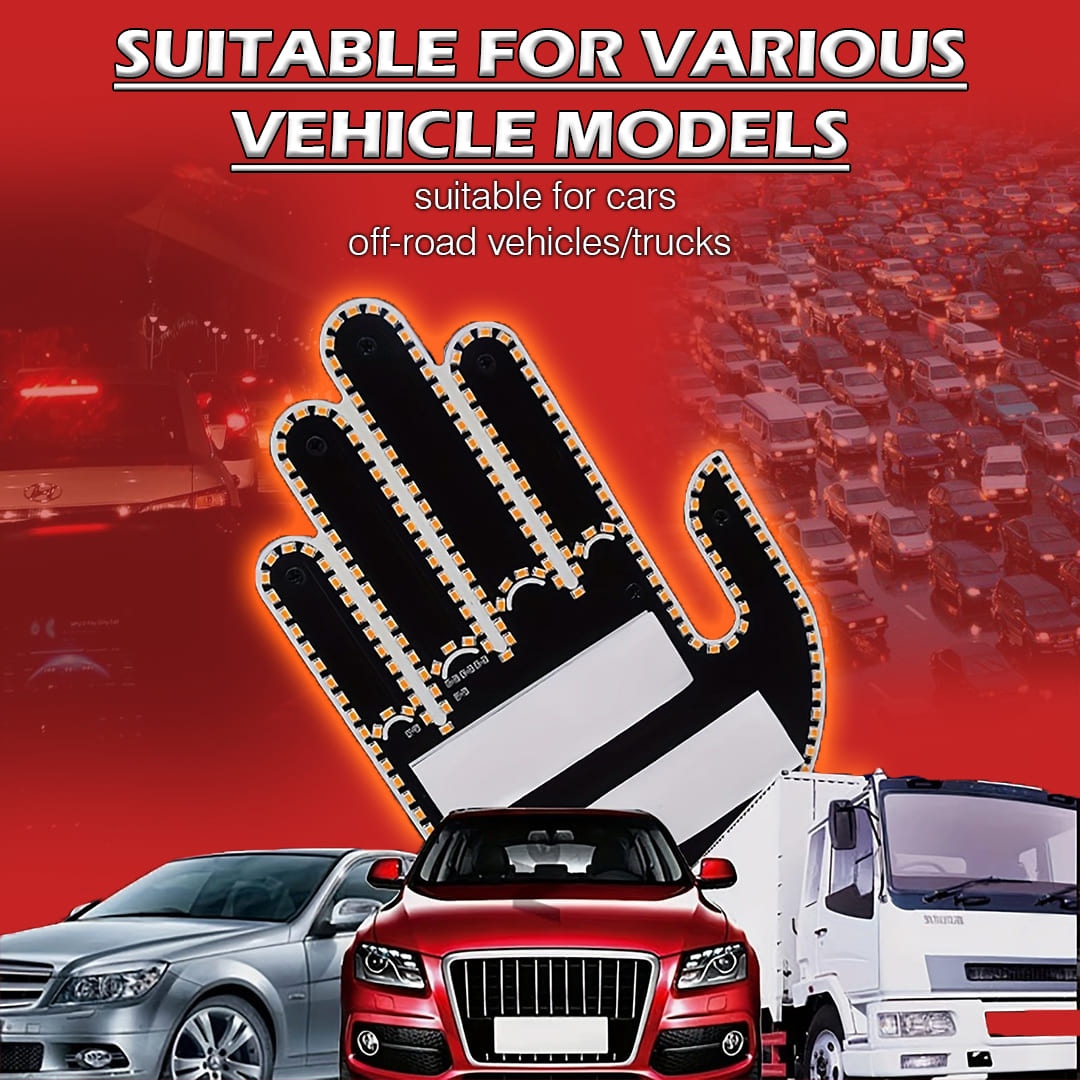 CarsX LED Hand Gesture Light for Car with Remote ( Free Gift Worth Rs 299)