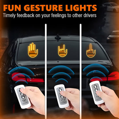 CarsX LED Hand Gesture Light for Car with Remote ( Free Gift Worth Rs 299)