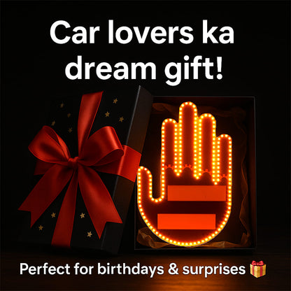 CarsX LED Hand Gesture Light for Car with Remote ( Free Gift Worth Rs 299)