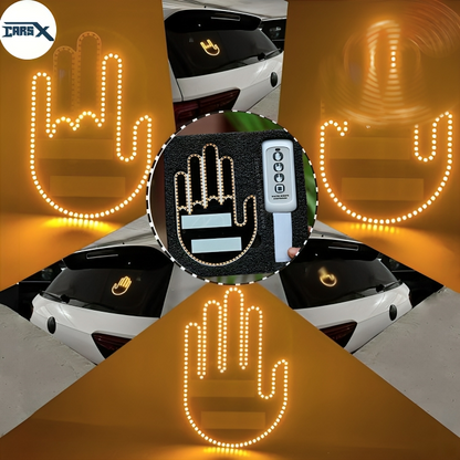 CarsX LED Hand Gesture Light for Car with Remote ( Free Gift Worth Rs 299)